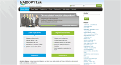 Desktop Screenshot of najdopyt.sk